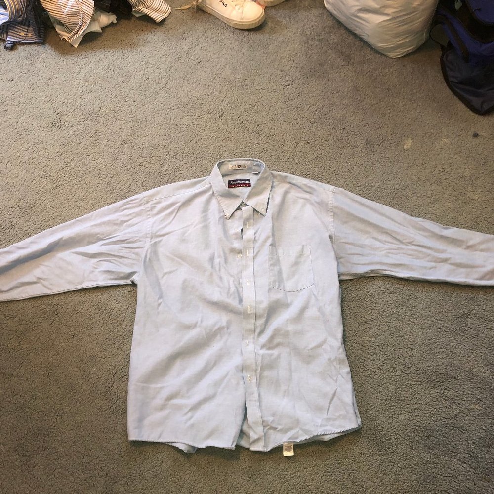 Manhattan Shirtmakers Men's 17.5x34-35 Shirt